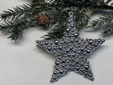 wunderschöner Stern "Pearl" silber